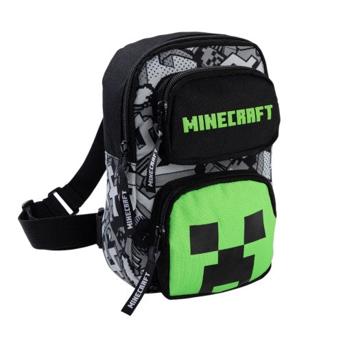 Front - Minecraft Creeper Crossbody Bag