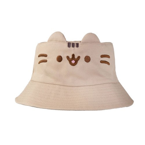 Front - Pusheen Womens/Ladies Face Bucket Hat