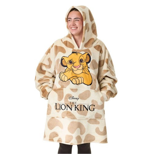 Front - The Lion King Womens/Ladies Simba Blanket Hoodie
