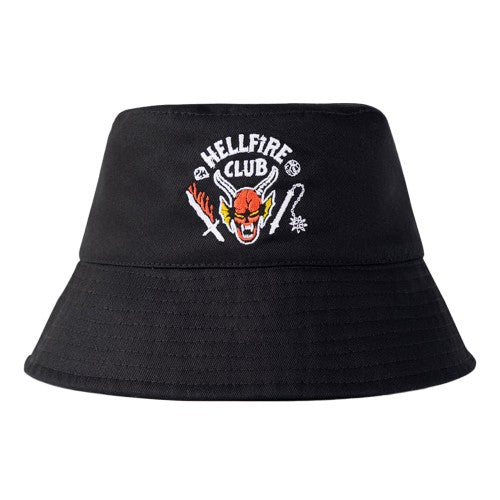 Front - Stranger Things Unisex Adult Hellfire Club Bucket Hat