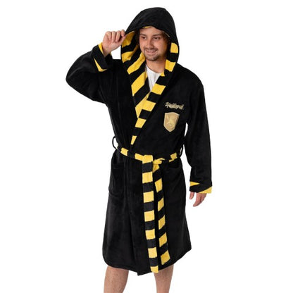 Front - Harry Potter Unisex Adult Hufflepuff Hooded Robe
