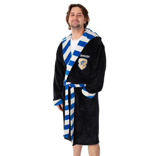 Front - Harry Potter Unisex Adult Ravenclaw Hooded Robe