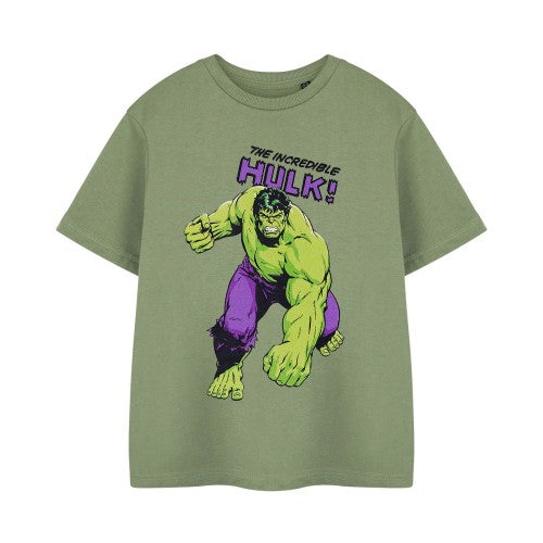 Front - The Incredible Hulk Boys Short-Sleeved T-Shirt