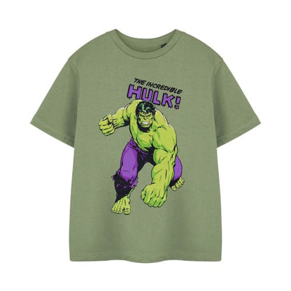 Front - The Incredible Hulk Boys Short-Sleeved T-Shirt