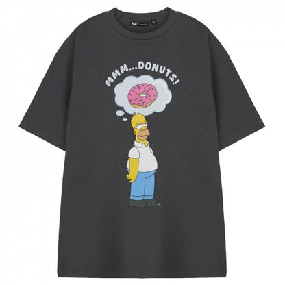 Front - The Simpsons Mens Donut Short-Sleeved T-Shirt