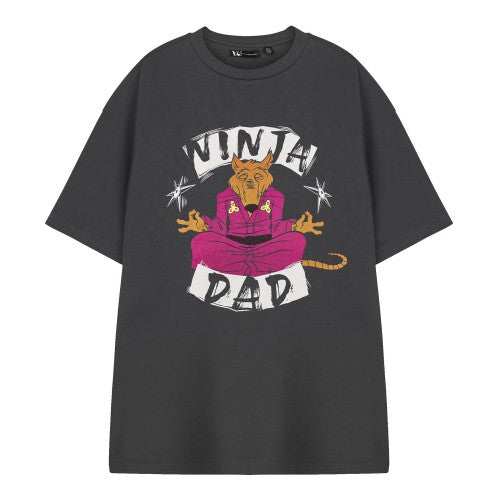 Front - Teenage Mutant Ninja Turtles Mens Ninja Dad Short-Sleeved T-Shirt