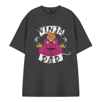 Front - Teenage Mutant Ninja Turtles Mens Ninja Dad Short-Sleeved T-Shirt
