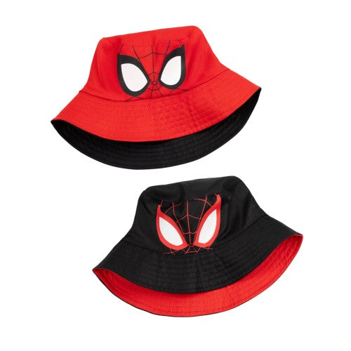 Front - Spider-Man Boys Reversible Bucket Hat