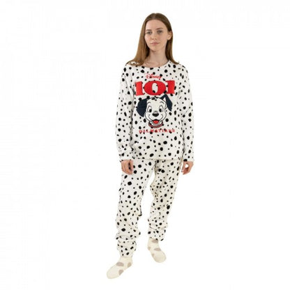 Front - 101 Dalmatians Womens/Ladies Pongo Long Pyjama Set