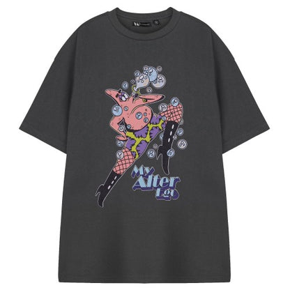 Front - SpongeBob SquarePants Unisex Adult My Alter Ego Short-Sleeved T-Shirt