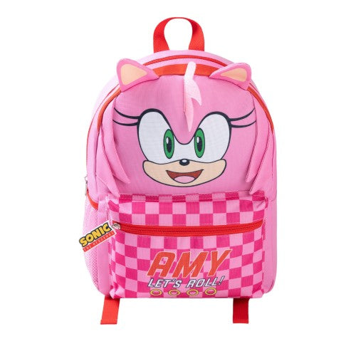 Front - Sonic The Hedgehog Childrens/Kids Amy Backpack
