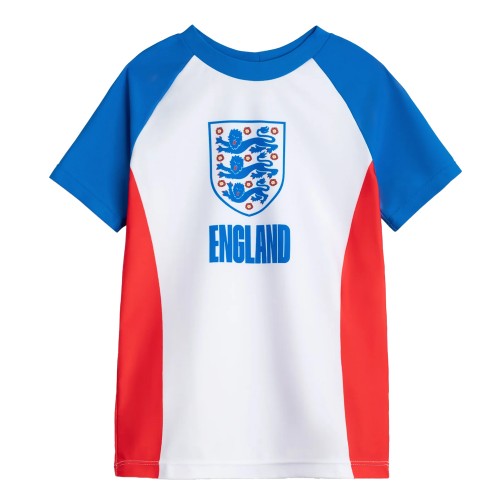 Front - England Boys Logo Swim Top