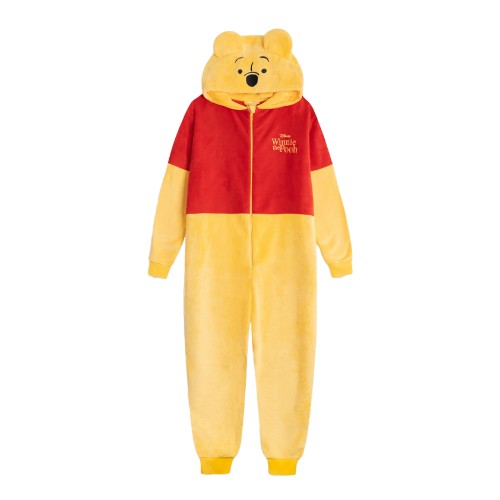 Front - Winnie the Pooh Womens/Ladies Embroidered Logo All-In-One Nightwear