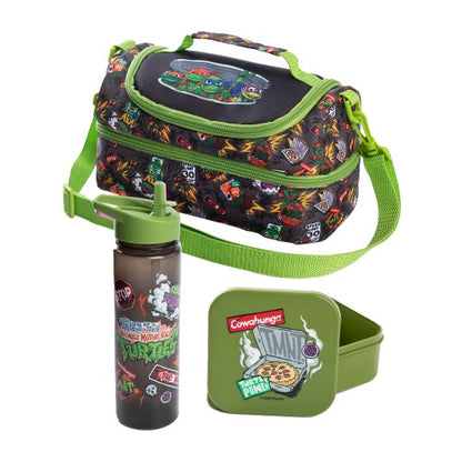 Front - Teenage Mutant Ninja Turtles Characters Lunch Bag Set (Pack of 3)