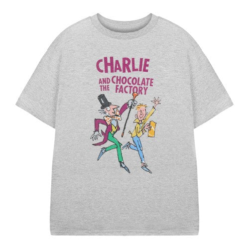 Front - Charlie and The Chocolate Factory Childrens/Kids Short-Sleeved T-Shirt