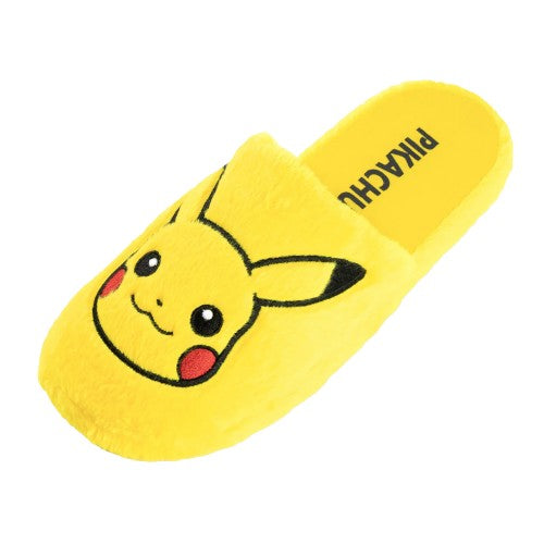 Front - Pokemon Unisex Adult Pikachu Mule Slippers