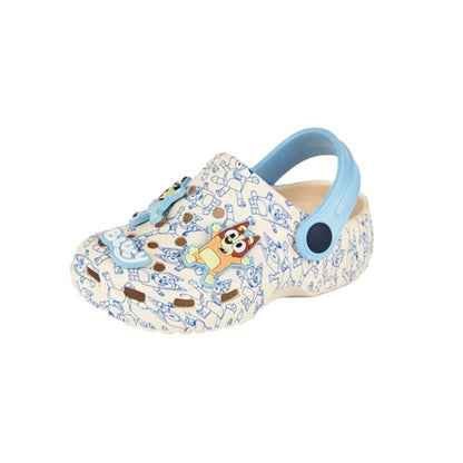 Front - Bluey Boys Badge Clogs