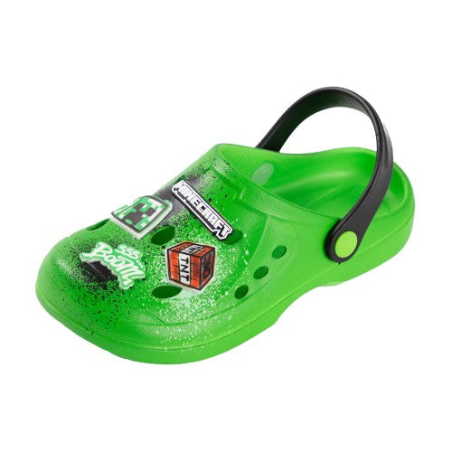 Front - Minecraft Boys Boom Creeper TNT Clogs