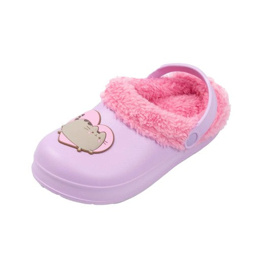 Front - Pusheen Girls Heart Clogs