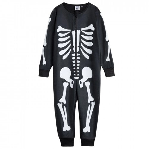 Front - Show Me The Merch Childrens/Kids Skeleton All-In-One Nightwear