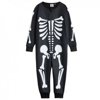 Front - Show Me The Merch Childrens/Kids Skeleton All-In-One Nightwear