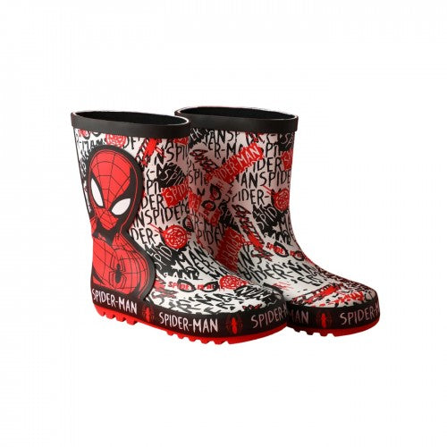 Front - Spider-Man Boys Character Wellington Boots