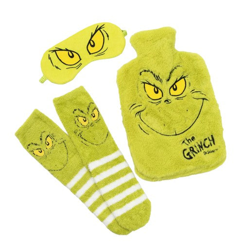 Front - The Grinch Character Hot Water Bottle Cover (Pack of 3)