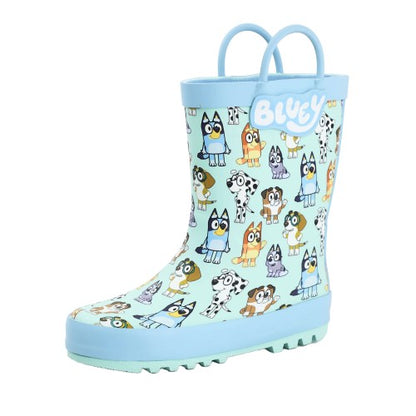 Front - Bluey Childrens/Kids Characters Printed All-Over Print Wellington Boots