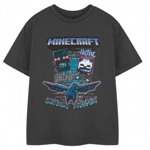 Front - Minecraft Boys Ender Dragon Short-Sleeved T-Shirt