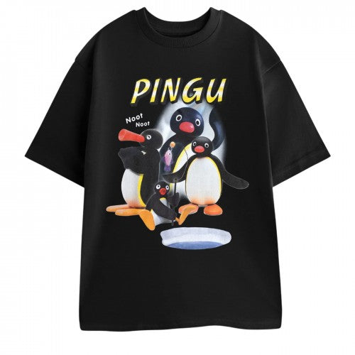 Front - Pingu Unisex Adult Noot Noot Short-Sleeved T-Shirt
