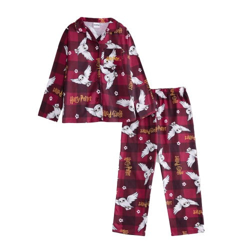 Front - Harry Potter Girls Character Long Pyjama Set