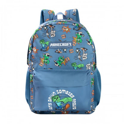 Front - Minecraft Childrens/Kids Zombie Backpack