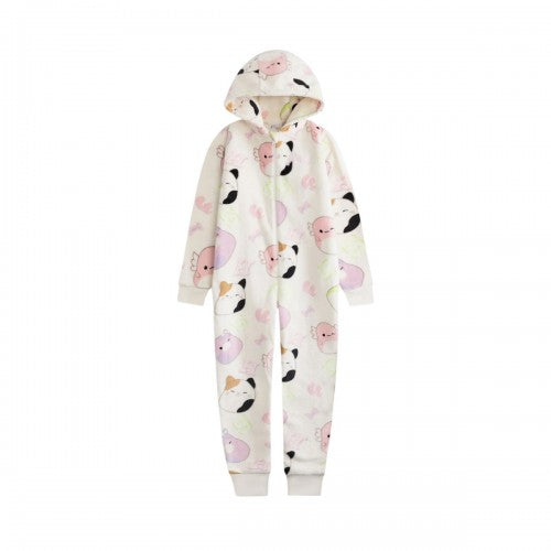 Front - Squishmallows Girls Character All-Over Print Jumpsuit