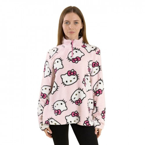 Front - Hello Kitty Womens/Ladies Faces Jumper