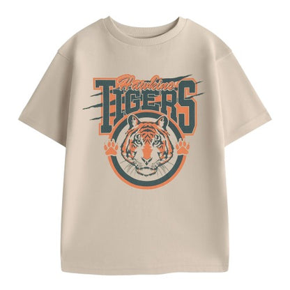 Front - Stranger Things Childrens/Kids Hawkins Tigers Short-Sleeved T-Shirt