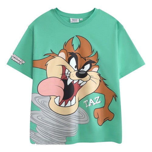 Front - Looney Tunes Boys Taz Short-Sleeved T-Shirt