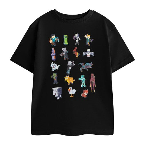 Front - Minecraft Boys Sprites Short-Sleeved T-Shirt