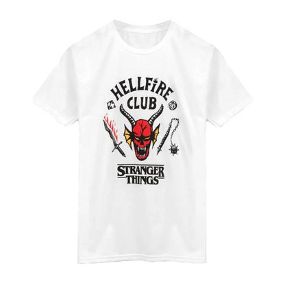 Front - Stranger Things Childrens/Kids Hellfire Club T-Shirt