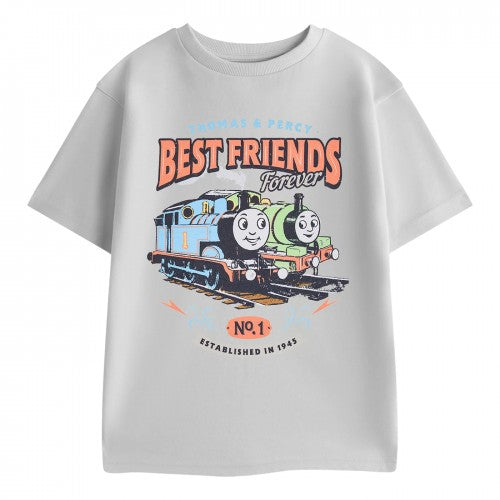 Front - Thomas And Friends Boys Best Friends Forever Short-Sleeved T-Shirt