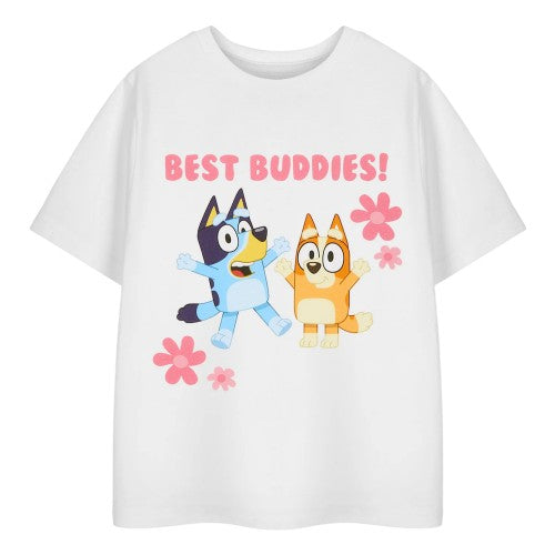 Front - Bluey Girls Best Buddies Bingo Short-Sleeved T-Shirt