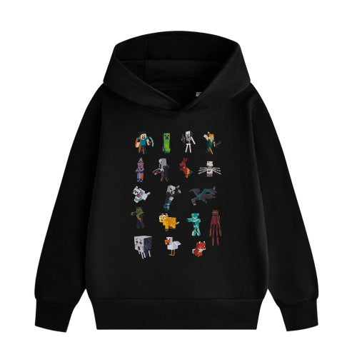 Front - Minecraft Boys Sprites Hoodie