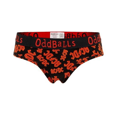 Front - OddBalls Womens/Ladies AC/DC Briefs