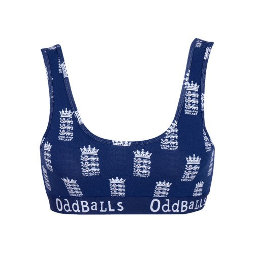 Front - OddBalls Womens/Ladies England Cricket Bralette