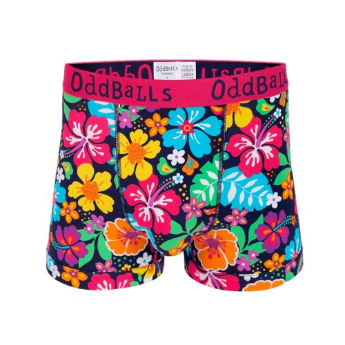 Front - OddBalls Mens Hawaii Boxer Shorts