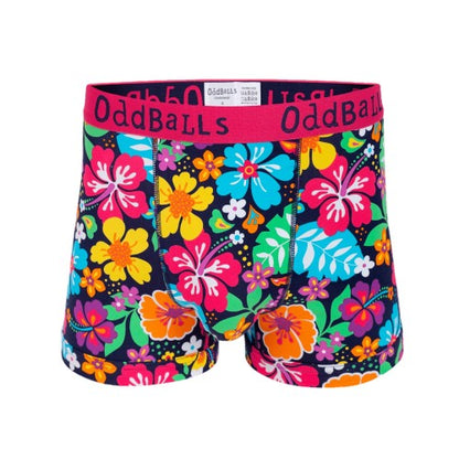 Front - OddBalls Mens Hawaii Boxer Shorts