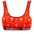 Front - OddBalls Womens/Ladies Home Welsh Rugby Union Bralette