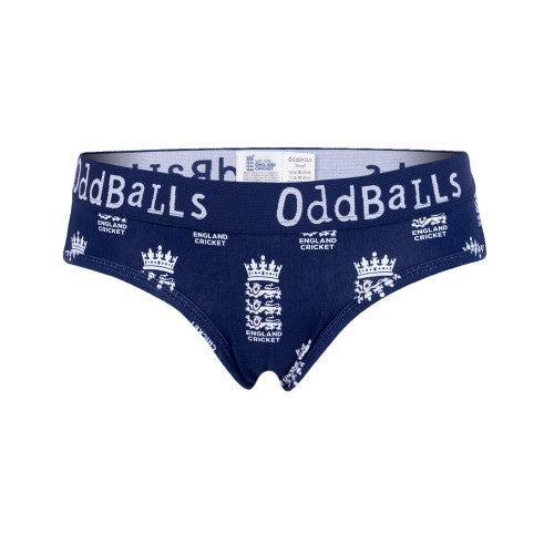 Front - OddBalls Womens/Ladies England Cricket Briefs