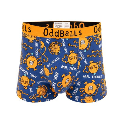 Front - OddBalls Mens Mr Tickle Mr Men Boxer Shorts