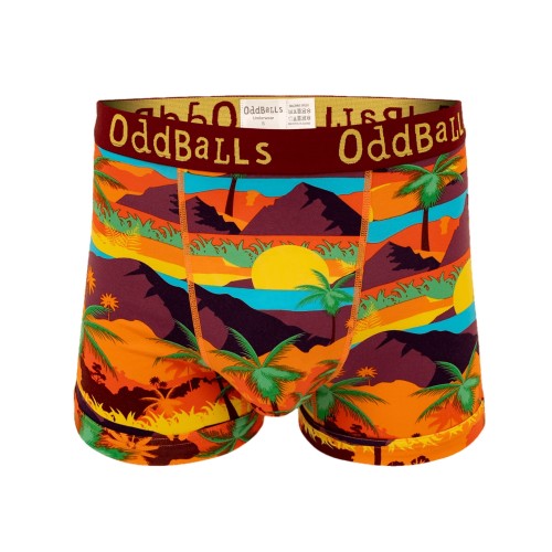Front - OddBalls Mens Waikiki Boxer Shorts