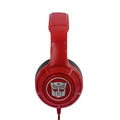 Red-Black - Back - Transformers Pro G4 Gaming Headphones